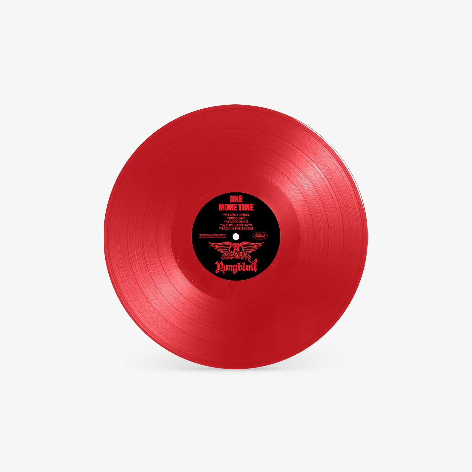 Aerosmith & YUNGBLUD - One More Time - Red Vinyl (Aerosmith Store exclusive)