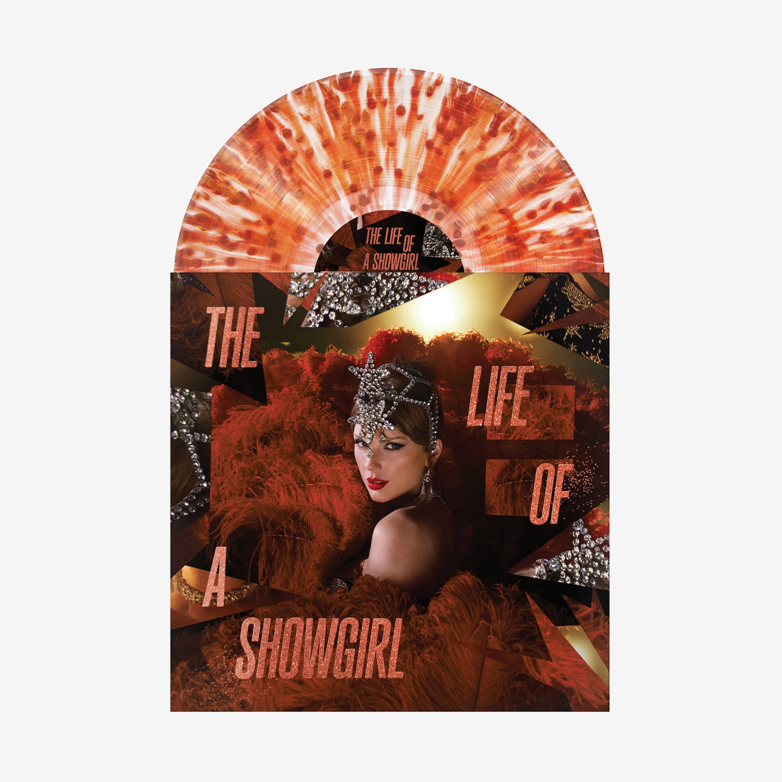 The Life of a Showgirl: The Tiny Bubbles in Champagne Edition (Red Lipstick & Lace Transparent Vinyl)